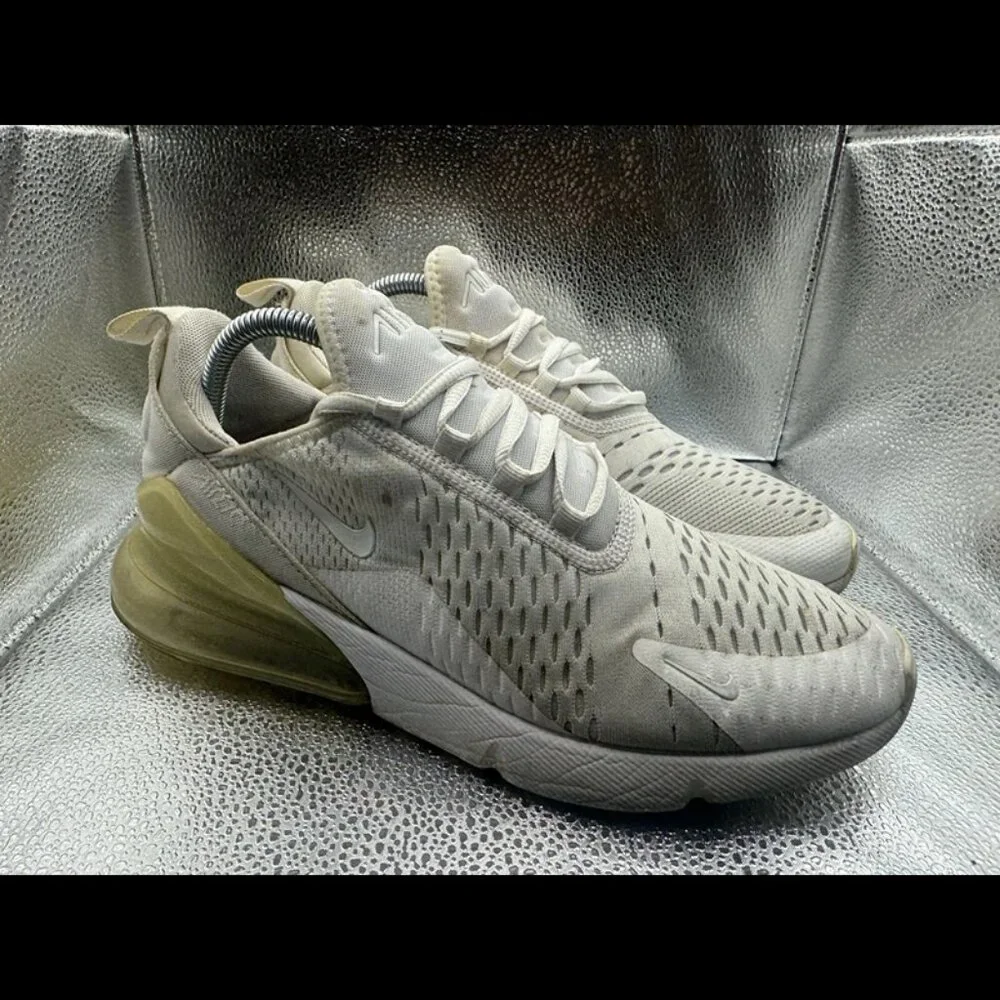 🚀 Size 10 Nike Air‎ Max 270 Triple White AH6789-102 Women’s